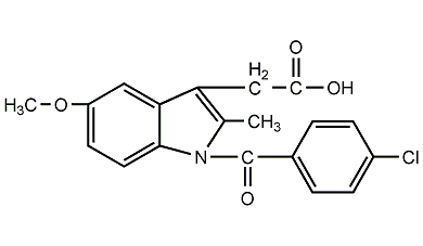 Indomethacin Structural Formula
