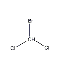 Bromedichloromethane Structural Formula